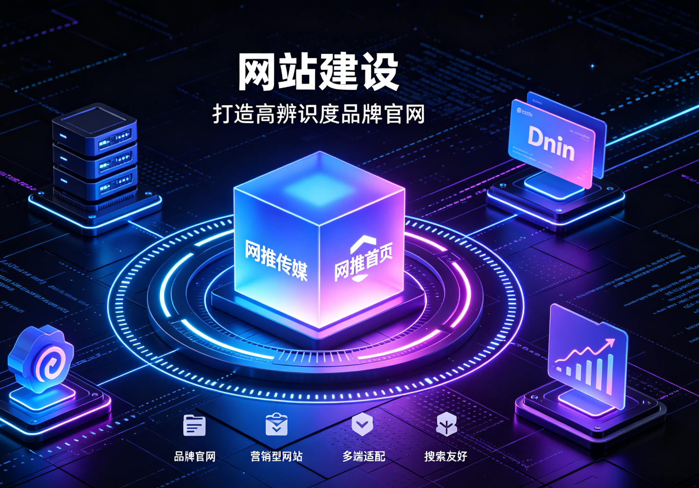 网站建设项目成果展示截图